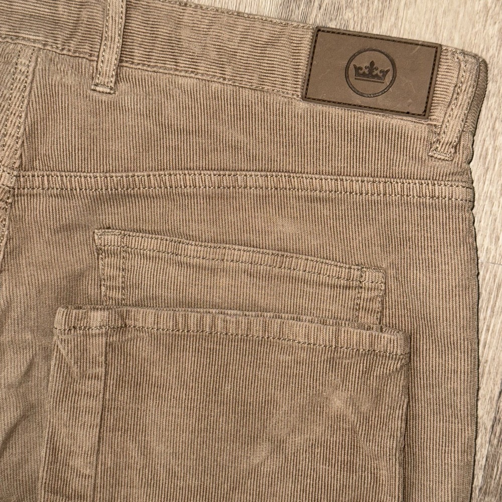 Peter Millar Men's Corduroy Pants in Light Brown/Tan